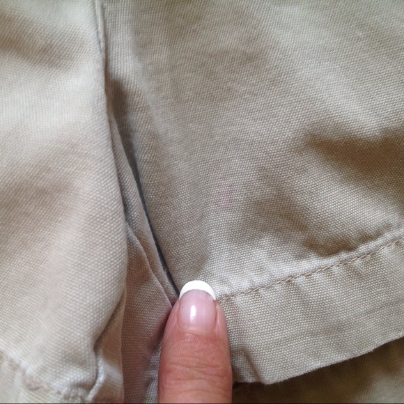 American Eagle Shorts 6 Khaki Cotton High Waist - Picture 5 of 5